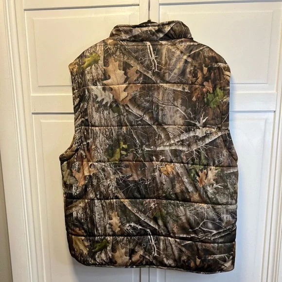 True Timber Camouflage Vest Size Men’s 2XL Color Brown And Green Camouflage - Picture 5 of 10